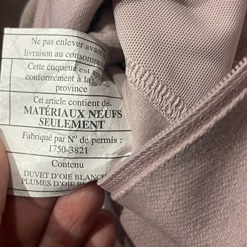 Lululemon Roam Far Reversible Wool Bomber Puff Down Jacket Porcelain Pink Size 6